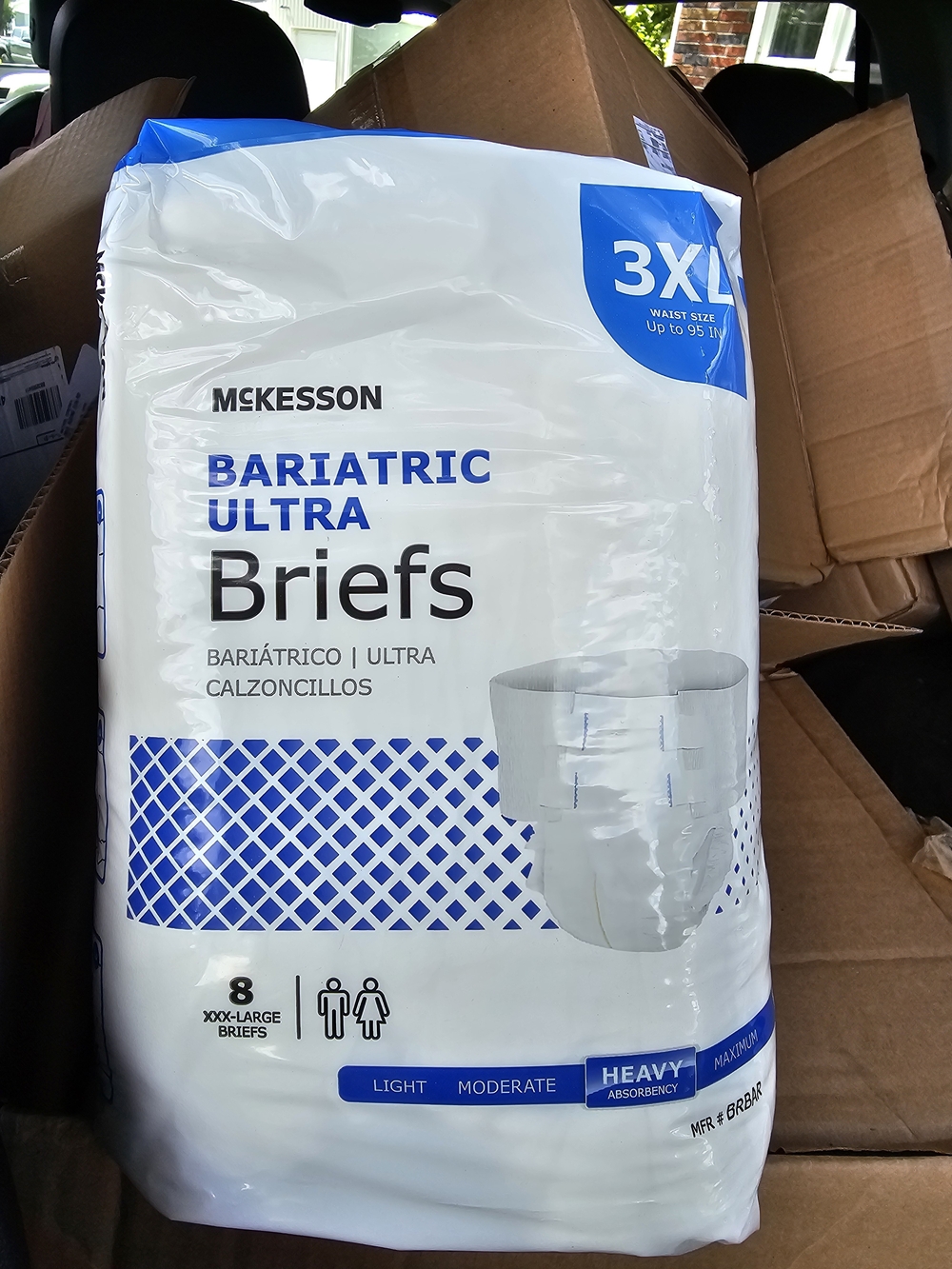 Bariatric Ultra Briefs - White (3XL)